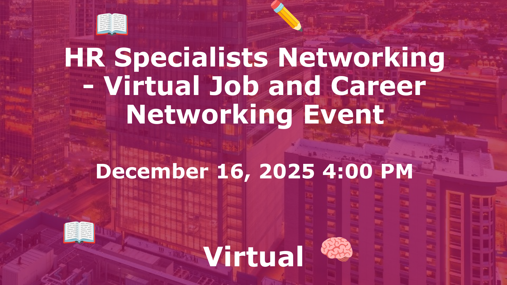 HR Specialists Networking - Virtual Job and Career Networking Event event image